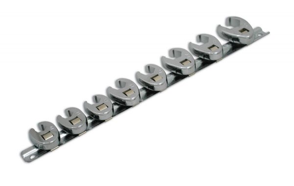 Laser Tool  Crows Foot Wrench Set 8pc 3/8 Drive  2122