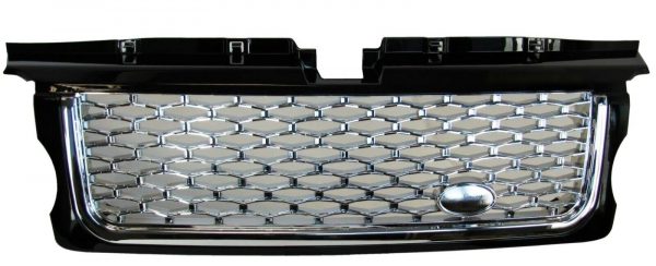 Range Rover Sport 2009 - 2013 2010 AB Style Front Grille Black with Chrome Mesh