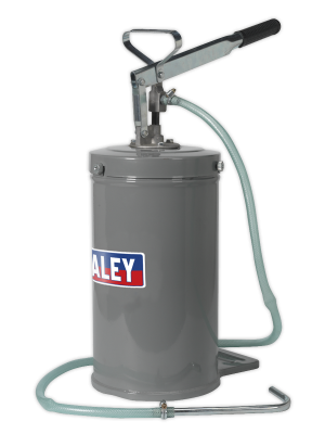 Sealey Tools Oil Dispensing Unit 14 LITRE - Galvanized Steel 1.8 Metre Hose