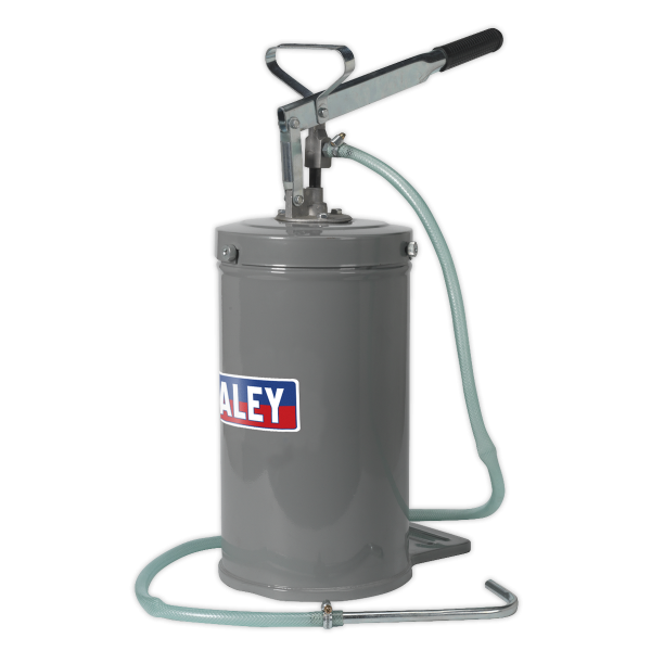 Sealey Tools Oil Dispensing Unit 14 LITRE - Galvanized Steel 1.8 Metre Hose