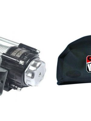 WARRIOR C2500 12v Winch & Waterproof Winch Cover  IDEAL FOR ATV / UTV