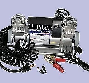 BRITPART Portable Air Compressor - HEAVY DUTY Double Pump 150psi DA2392XS