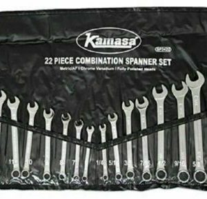 Kamasa - 22 Piece Metric & Imperial Combination Wrench Set - SP2422