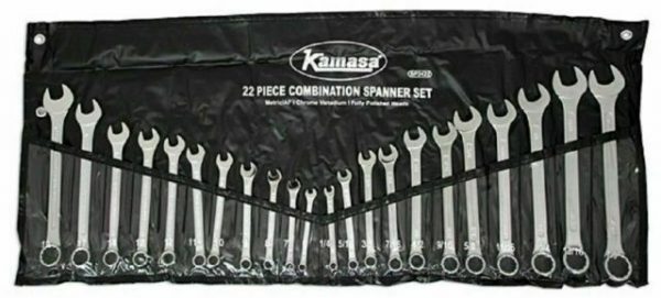 Kamasa - 22 Piece Metric & Imperial Combination Wrench Set - SP2422