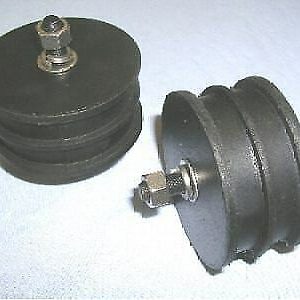 LAND ROVER DEFENDER / DISCOVERY 1 - RUBBER ENGINE MOUNTS MOUNTING RUBBERS X2