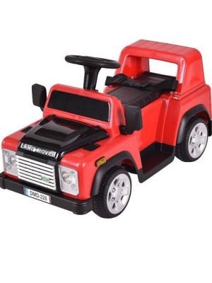 LAND ROVER DEFENDER RED SIT ON TOY CAR SMALL - DA1520
