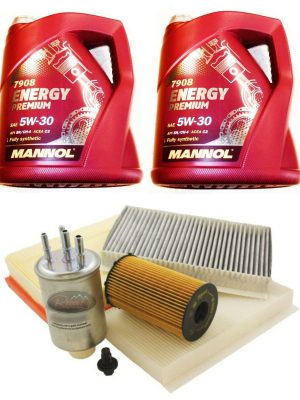 LAND ROVER DISCOVERY 3 2.7 TDV6 04>06 FILTER KIT, OIL/FUEL/AIR 10L MANNOL OIL
