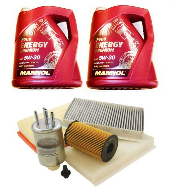 LAND ROVER DISCOVERY 3 2.7 TDV6 04>06 FILTER KIT, OIL/FUEL/AIR 10L MANNOL OIL