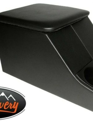 LR DEFENDER 90/110 & SERIES 3 - BLACK CUBBY BOX/CONSOLE & CUP HOLDER - DA2035