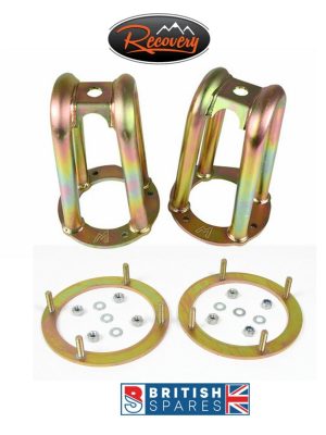 LR DEFENDER 90/110/130 - TERRAFIRMA FRONT TUBULAR SHOCK TURRET KIT STANDARD