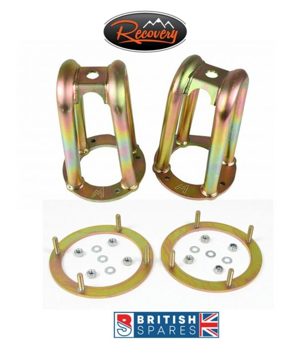 LR DEFENDER 90/110/130 - TERRAFIRMA FRONT TUBULAR SHOCK TURRET KIT STANDARD