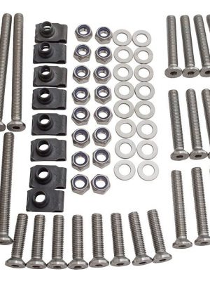 Land Rover Defender Door Hinge Screw Kit Front & Rear Stainless Steel - DA1133