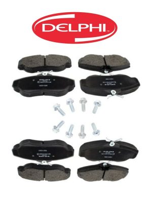 Land Rover Discovery 2 TD5 Front & Rear Brake Pad Kit DELPHI SFP500150/130