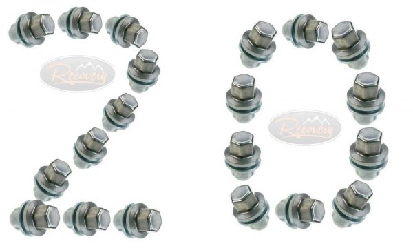 RANGE ROVER SPORT MK1  - FULL STAINLESS ALLOY WHEEL NUT SET (X20) - RRD500290