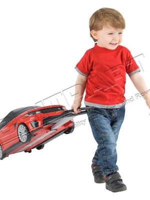 RANGE ROVER SPORT SVR CONVERTIBLE KIDS RED RIDE ON TOY CAR & SUITCASE-DA1836
