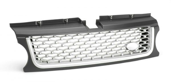 Range Rover Sport 2009>13 2010 AB Style Front Grille Grey + Silver mesh - RE9028