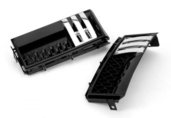 Range Rover Vogue L322 2006>2011 - Vents Black / Black & Chrome Mesh Upgrade