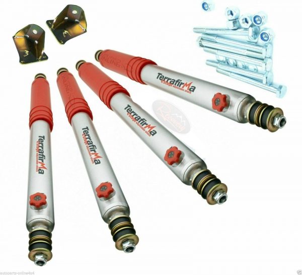 DEFENDER / DISCOVERY 1 TERRAFIRMA +5"4 STAGE LONG TRAVEL SHOCKS & MOUNTINGS