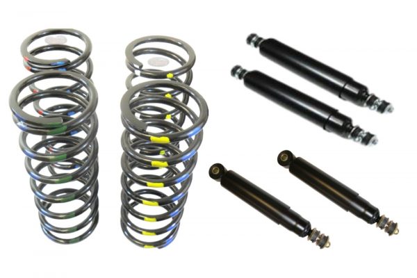LAND ROVER DEFENDER 90 FRONT & REAR STANDARD SPRING & SHOCKS (4+4) - SPR06