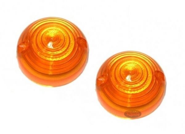 LAND ROVER DEFENDER & SERIES UPTO 1993 - INDICATOR LENSES PAIR - 589285 x 2