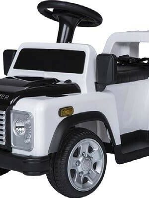 LAND ROVER DEFENDER WHITE SIT ON TOY CAR SMALL  DA1517