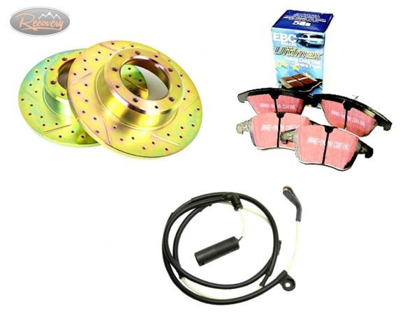 LAND ROVER DISCOVERY 4 3TDV6 REAR PERFORMANCE DISCS, PADS & SENSOR KIT-PBRDK02