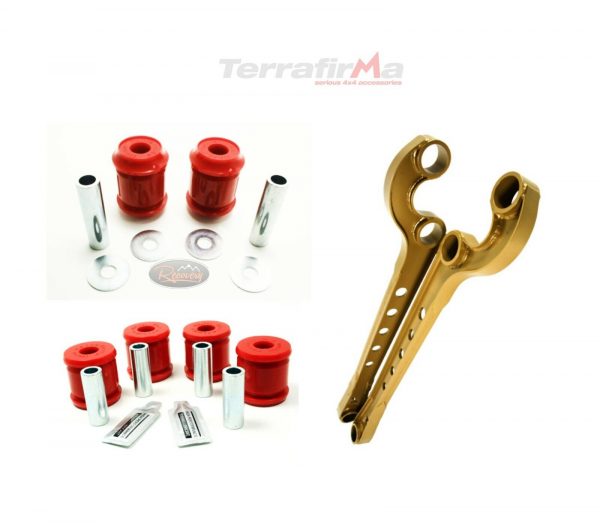LR DISCOVERY 2 1998-04 TD5/ V8 CASTER CORRECTED FRONT RADIUS ARMS + BUSHES TF529