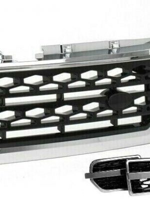 LR Discovery 4 Chrome & Black OEM DESIGN GRILLE & VENTS HAWKE BRAND