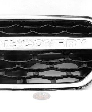 LR Discovery 4 Supercharged Look Chrome with Black 3D Mesh Side Vents  RE9020