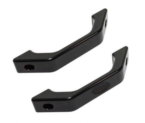 Land Rover Defender - Black Anodised Billet Aluminium Interior Door Handles (2)