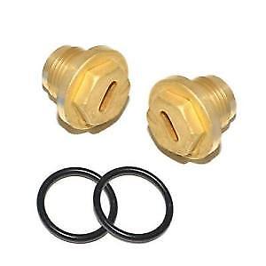 Land Rover Discovery 2 - Brass Differential Filler Plugs & O Rings - FTC5403B(2)