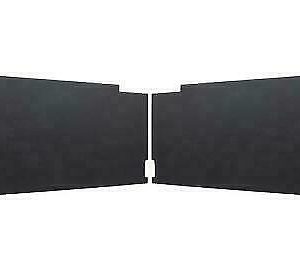 Land Rover Series 3 Black Lower Interior Door Trim Card Set - DA2029 & DA2030