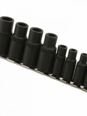Laser 6058 Tap Socket Set Holder Magnetic Square Sockets Ideal For Tight Spaces