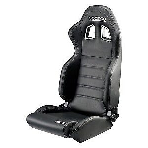SPARCO R100 BLACK LEATHERETTE SEAT FOR DEFENDER - DA7301