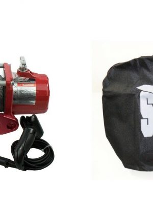 Stealth 13500lb 12v Electric Winch With Synthetic Rope & Wireless Remote & Cover