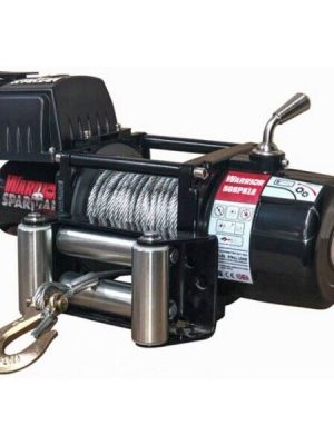 WARRIOR SPARTAN 5000 12V ELECTRIC WINCH WITH STEEL ROPE - 50SPS12