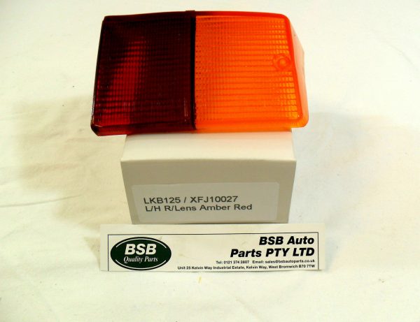 BRITISH MINI MK 3 L940 - L/H AMBER / RED REAR LIGHT - LKB125