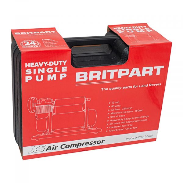 Heavy Duty BRITPART Portable Air Compressor - Single Pump 75L/150 PSI - DA2354XS - Image 3