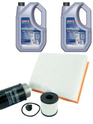 LAND ROVER DEFENDER 2.4 TDCi PUMA 2007>16 SERVICE FILTER KIT +10 LTRS OIL SK012O