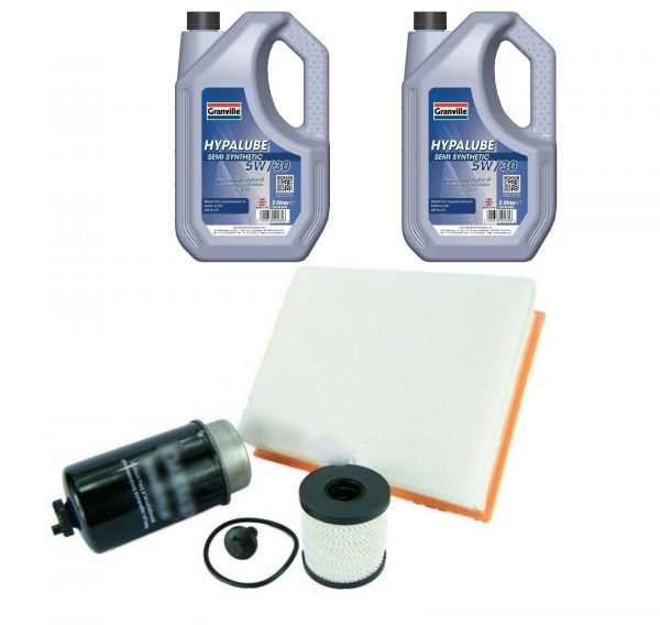 LAND ROVER DEFENDER 2.4 TDCi PUMA 2007>16 SERVICE FILTER KIT +10 LTRS OIL SK012O