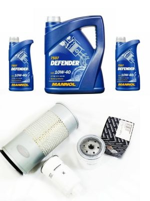 LAND ROVER DEFENDER 300TDI FULL SERVICE FILTER KIT INCLUDING 7L OIL, AIR & FUEL   COPY