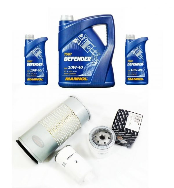 LAND ROVER DEFENDER 300TDI FULL SERVICE FILTER KIT INCLUDING 7L OIL, AIR & FUEL   COPY