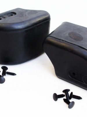 LAND ROVER DEFENDER 90 110 130 - FRONT BUMPER CORNER END CAPS & CLIPS - BCK01