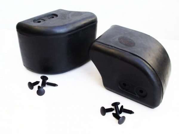 LAND ROVER DEFENDER 90 110 130 - FRONT BUMPER CORNER END CAPS & CLIPS - BCK01