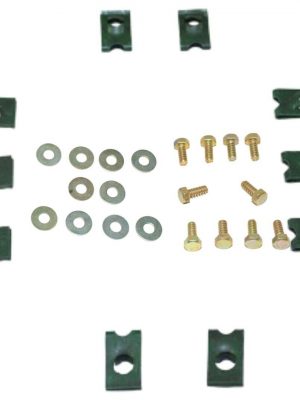 LAND ROVER DEFENDER - FRONT WING TO A-POST BOLTS, WASHERS, CLIPS x 10