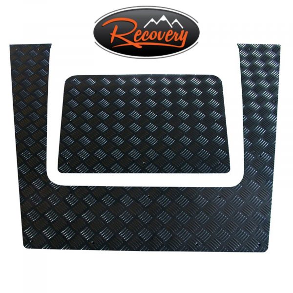 LAND ROVER DEFENDER PUMA BONNET PROTECTOR UN BLK - 2 PIECE CHEQUER - DA4343