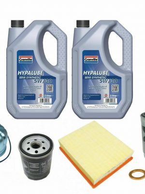 LAND ROVER DEFENDER TD5 - PREMIUM MAHLE SERVICE KIT & 10 LITRES OIL - SK007M