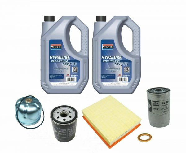 LAND ROVER DEFENDER TD5 - PREMIUM MAHLE SERVICE KIT & 10 LITRES OIL - SK007M