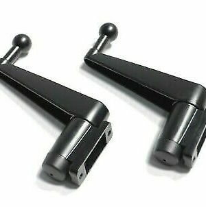 LAND ROVER DEFENDER  WING MIRROR ARMS  PAIR BLACK -MTC5083(2)