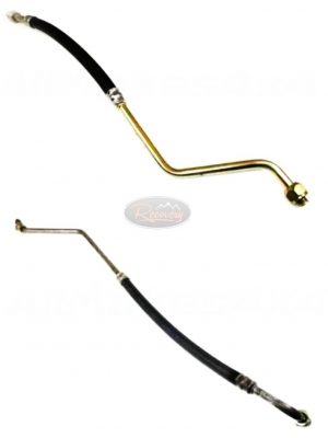 LAND ROVER DISCOVERY 1 & DEFENDER 300TDI - NEW  ENGINE OIL COOLER PIPES SET X2